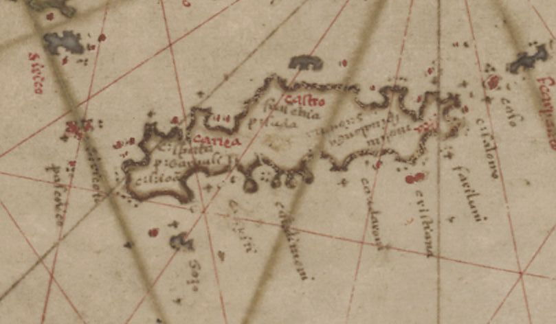 1593 Carte nautique de l'Atlantique nord-est, de la mer Méditerranée et de la mer Noire : Oliva, Joan.jpg